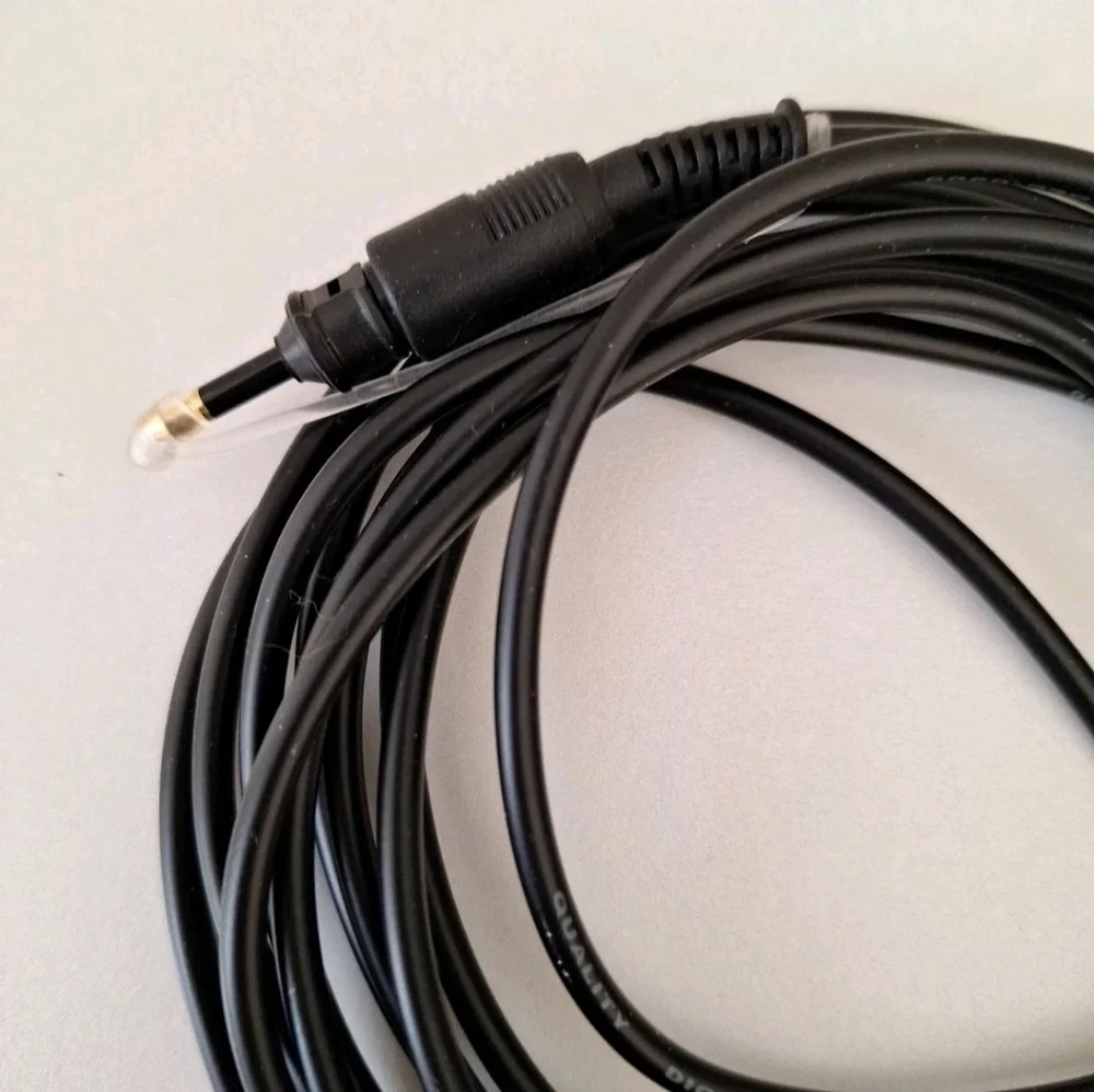 Black Camera Mount New Adapter + Sennheiser Lav + Optical Audio Cable + Stereo C